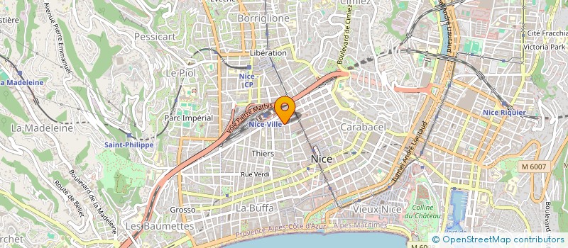 localisation de l'entreprise ST GOTHARD HOLDING à NICE