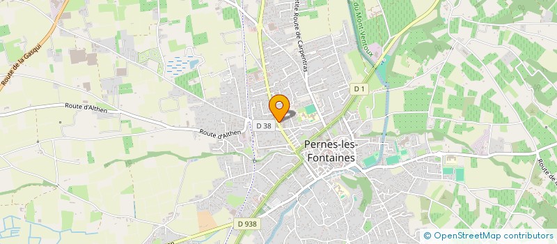 localisation de l'entreprise ST HELENE  PERNES-LES-FONTAINES