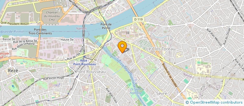 localisation de l'entreprise ST HERBLAIN 1 D'OPIO à NANTES