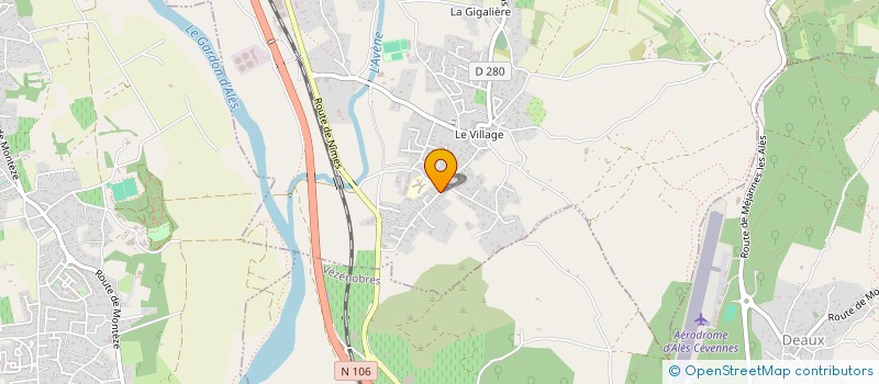 localisation de l'entreprise ST HILAIRE CARAVANE  SAINT-HILAIRE-DE-BRETHMAS