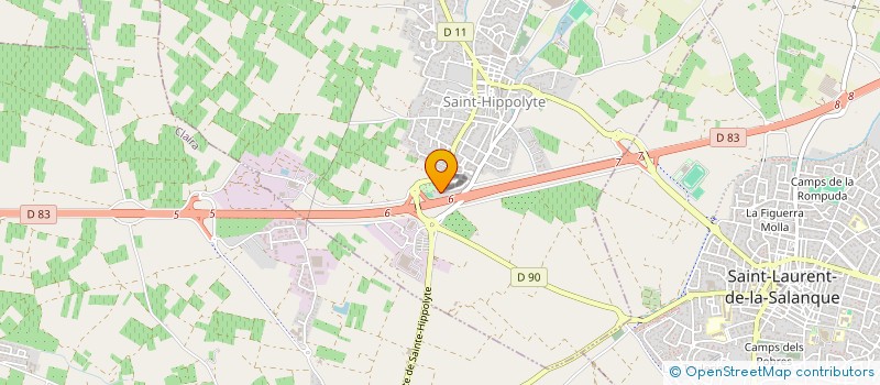 localisation de l'entreprise ST HIPPOLYTE BAL MUSETTE  SAINT-HIPPOLYTE