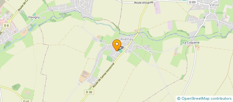 localisation de l'entreprise ST HO  AVENAY