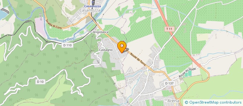 localisation de l'entreprise ST HUBERT à LUCCIANA