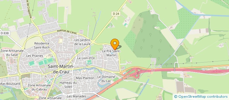 localisation de l'entreprise ST HUBERT ENERGIE à SAINT MARTIN DE CRAU