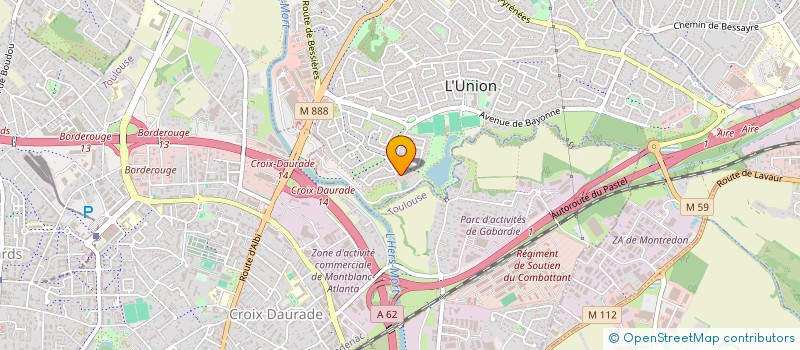 localisation de l'entreprise ST IMMO à L'UNION