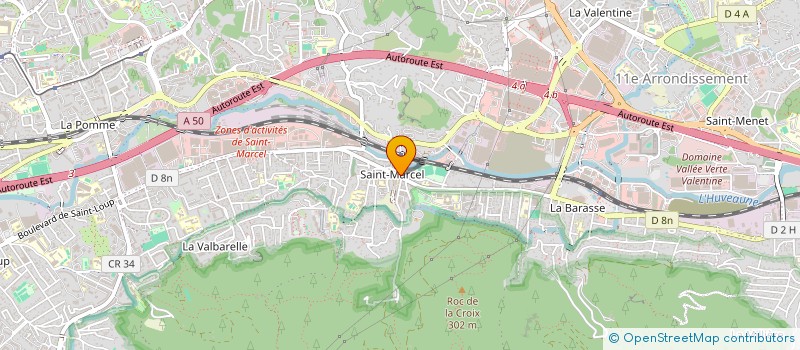 localisation de l'entreprise ST IMMO à MARSEILLE