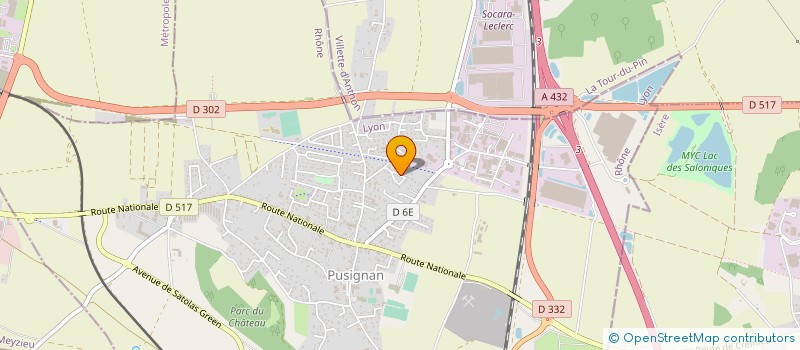 localisation de l'entreprise ST IMMO  PUSIGNAN