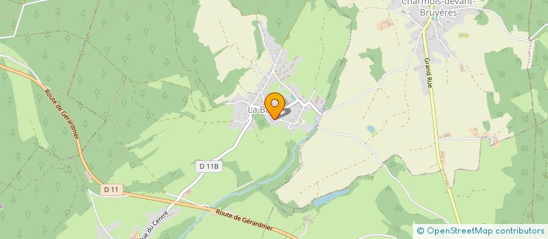 localisation de l'entreprise ST IMMO  LA BAFFE