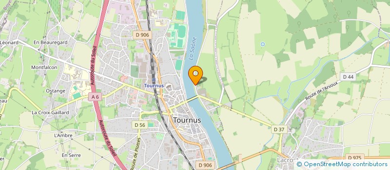 localisation de l'entreprise ST IMMO  TOURNUS