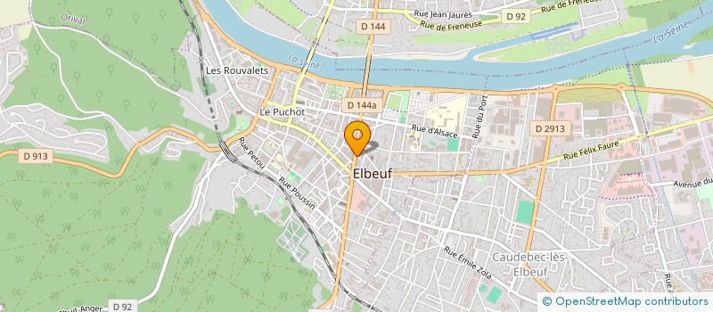 localisation de l'entreprise ST IMMOBILIER à ELBEUF