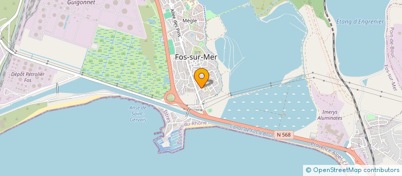 localisation de l'entreprise ST INVEST  FOS-SUR-MER