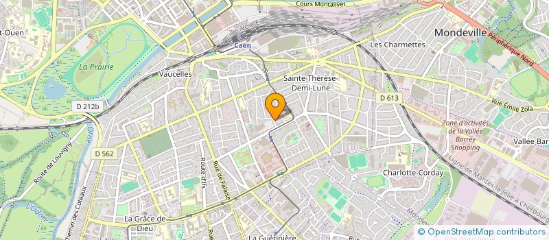 localisation de l'entreprise ST INVESTISSEMENTS à CAEN