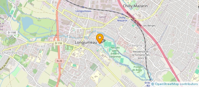 localisation de l'entreprise ST-IS CONSULTING à LONGJUMEAU