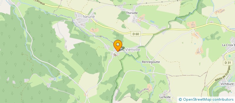 localisation de l'entreprise ST JACQUES  LA CHAPELLE-DEVANT-BRUYERES