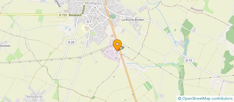 localisation de l'entreprise ST JACQUES  MIREBEAU