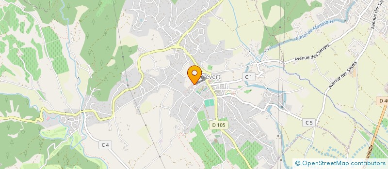 localisation de l'entreprise ST JEAN  PIERREVERT