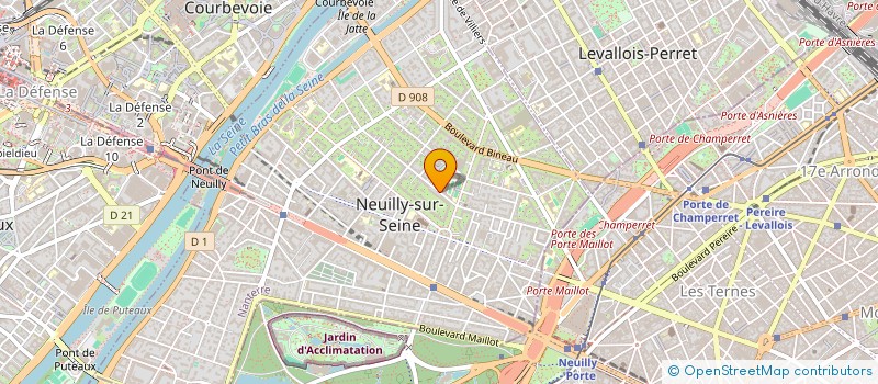 localisation de l'entreprise ST JEAN DE LUZ TETHYS à NEUILLY-SUR-SEINE
