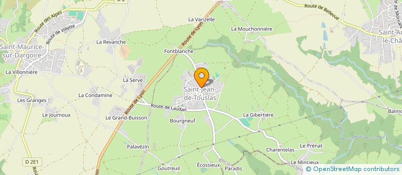 localisation de l'entreprise ST-JEAN-ECHANGES-PARTAGE  BEAUVALLON