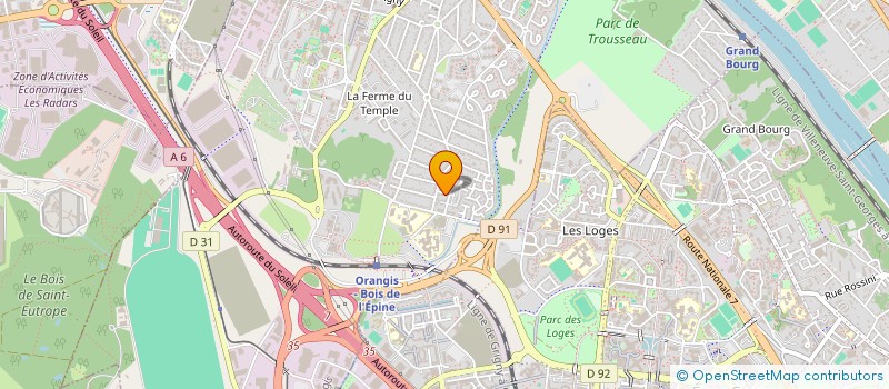 localisation de l'entreprise ST JOSEPH à RIS-ORANGIS