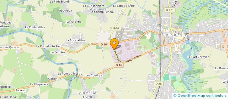 localisation de l'entreprise ST JOSEPH  NORT SUR ERDRE