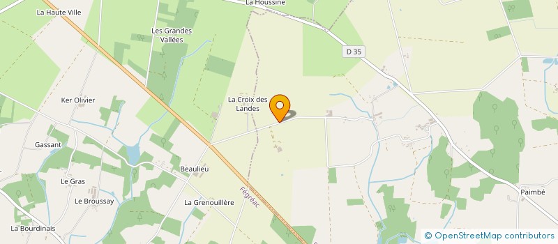 localisation de l'entreprise ST JOSEPH DE BLANCHE BRUYERE  PLESSE