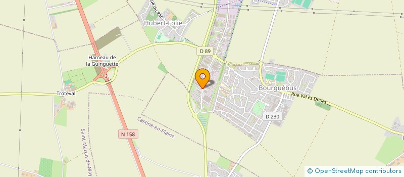 localisation de l'entreprise ST JUST INVESTISSEMENTS  BOURGUEBUS