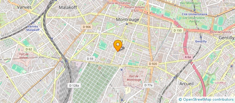 localisation de l'entreprise ST KILDA  MONTROUGE