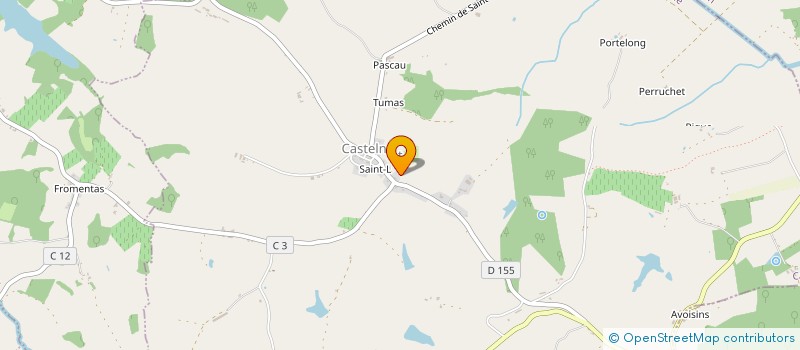 localisation de l'entreprise ST-LANNE  CASTELNAVET