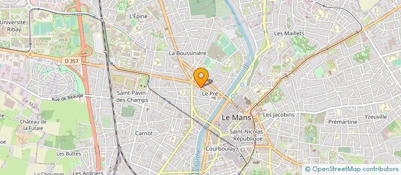 localisation de l'entreprise ST LAZARE IMMO  LE MANS