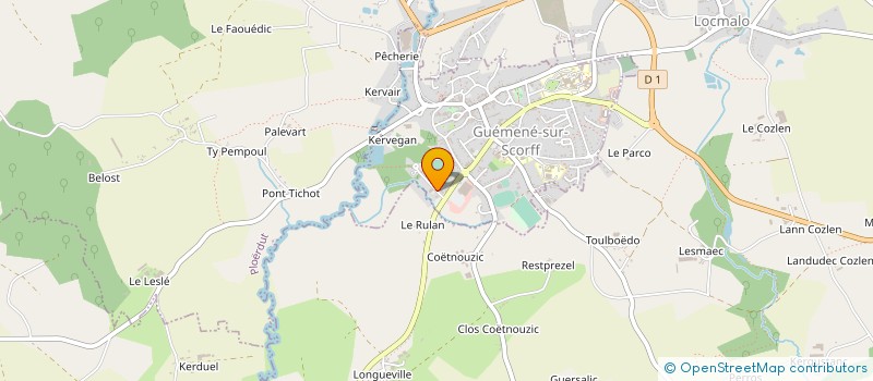 localisation de l'entreprise ST LIGNOL  LIGNOL