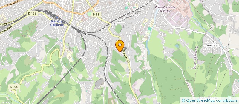 localisation de l'entreprise ST LOU  BRIVE-LA-GAILLARDE