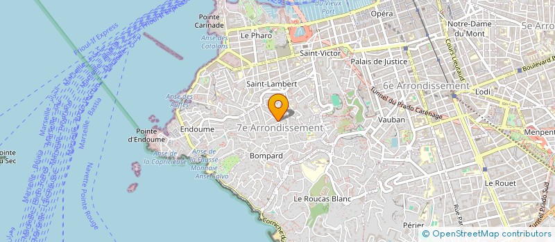 localisation de l'entreprise ST&M à MARSEILLE