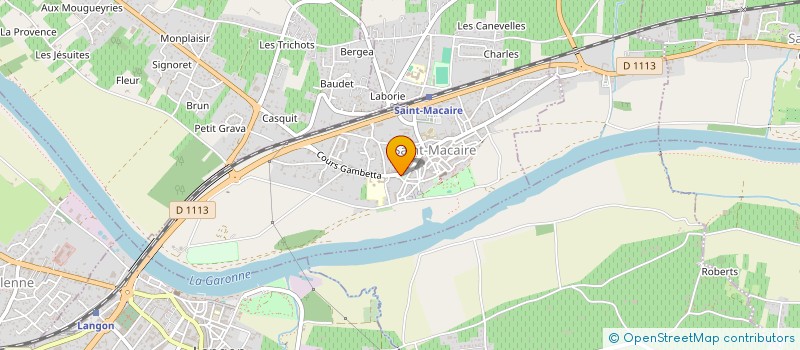 localisation de l'entreprise ST MACAIRE INFIRMIERS LIBERAUX  SAINT-MACAIRE