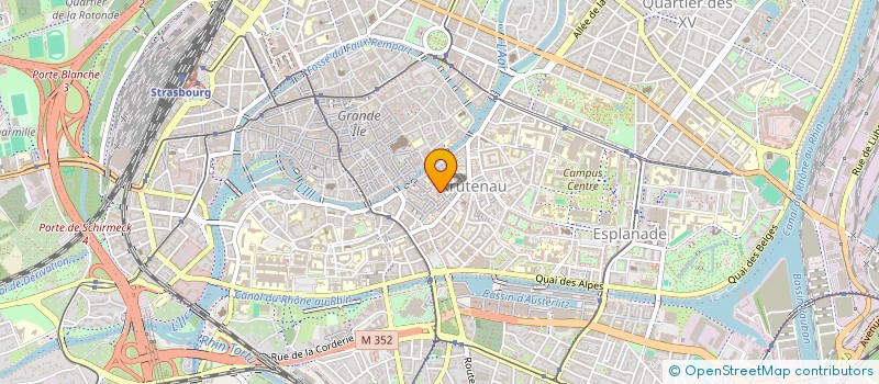 localisation de l'entreprise ST MAED à STRASBOURG