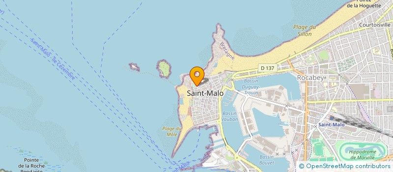 localisation de l'entreprise ST MALO ACCUEIL DES VILLES FRANCAISES à SAINT-MALO
