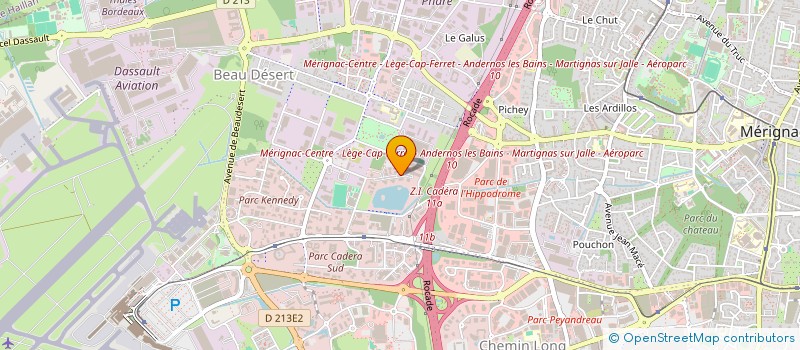 localisation de l'entreprise ST MANAGEMENT à MERIGNAC