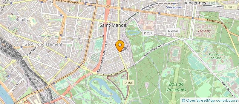 localisation de l'entreprise ST MANDE COM à SAINT-MANDE