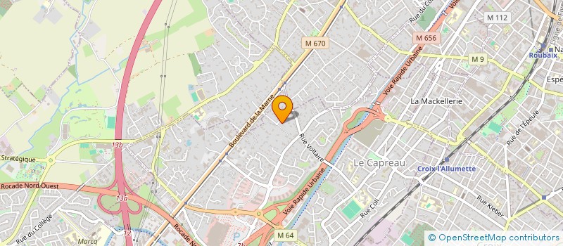 localisation de l'entreprise ST-MARC  WASQUEHAL