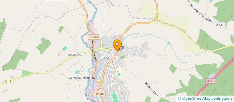 localisation de l'entreprise ST MARC INVESTISSEMENTS à GACE
