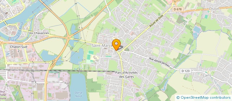 localisation de l'entreprise ST MARCEL IMMOBILIER  SAINT-MARCEL