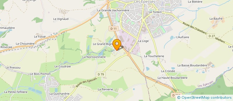 localisation de l'entreprise ST MARS AUTOMOBILES  SAINT-MARS-LA-REORTHE