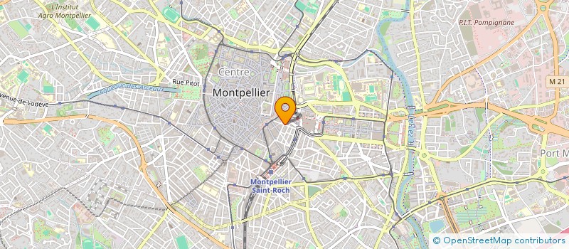 localisation de l'entreprise ST MARTIN à MONTPELLIER