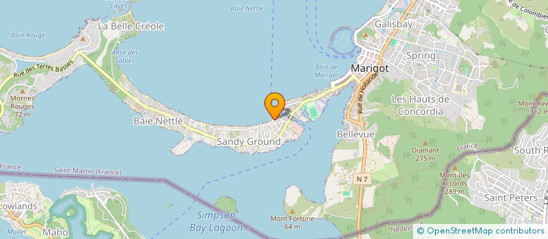 localisation de l'entreprise ST MARTIN DISTRIBUTION PRESSE  SAINT MARTIN