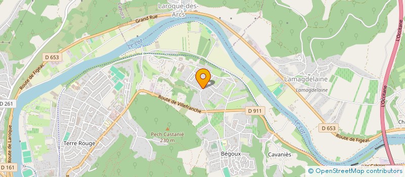 localisation de l'entreprise ST MARY  CAHORS