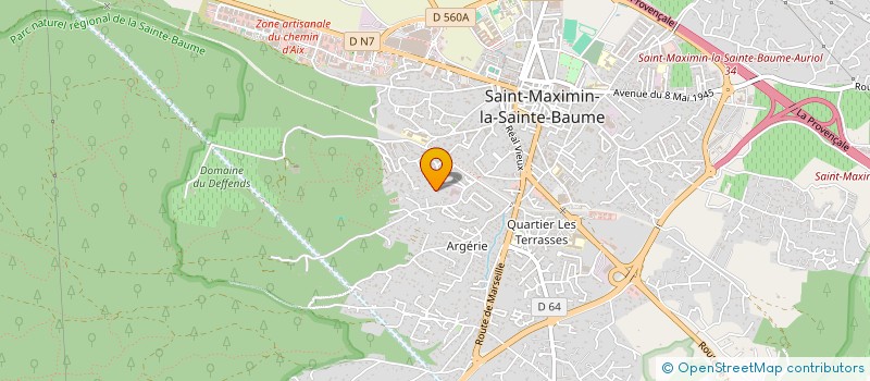 localisation de l'entreprise ST-MAX DE JEUX à SAINT-MAXIMIN-LA-SAINTE-BAUME