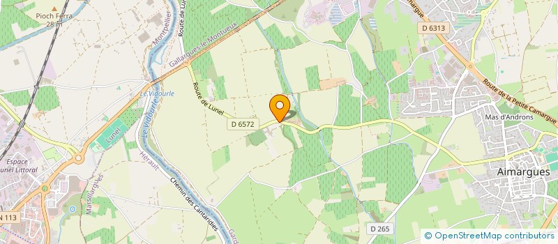 localisation de l'entreprise ST MICHEL  AIMARGUES