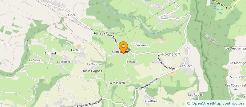 localisation de l'entreprise ST MICHEL  ROCHEFORT