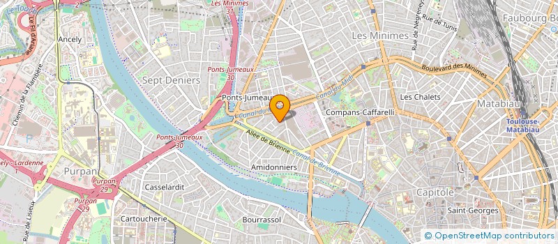 localisation de l'entreprise ST MICHEL  TOULOUSE