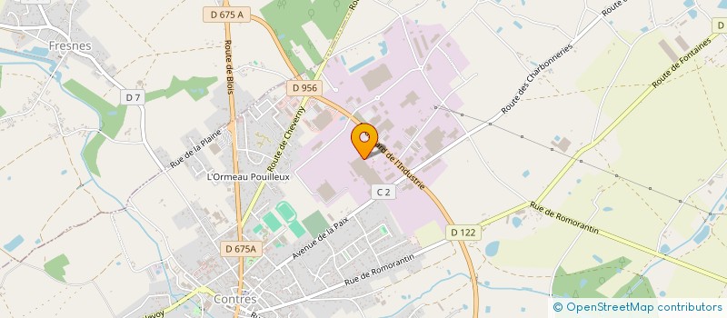 localisation de l'entreprise ST MICHEL GROBOST  LE CONTROIS-EN-SOLOGNE