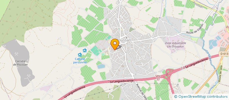 localisation de l'entreprise ST MM  POUSSAN